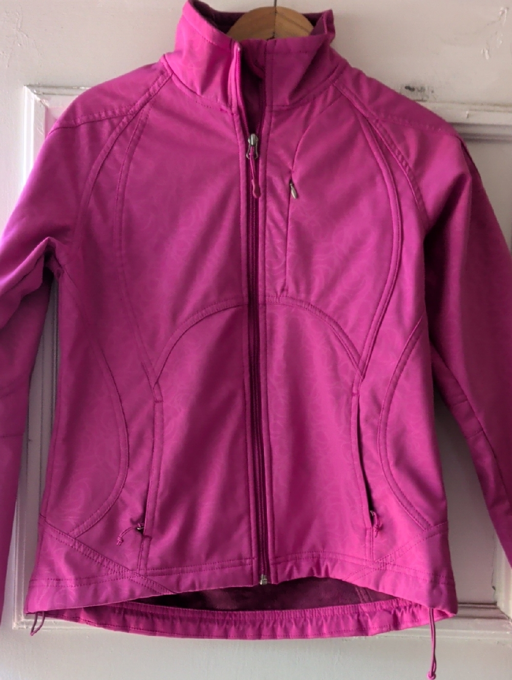 Double Diamond Magenta Fleece‎ Jacket